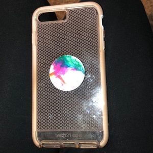iphone 8plus cade with pop socket